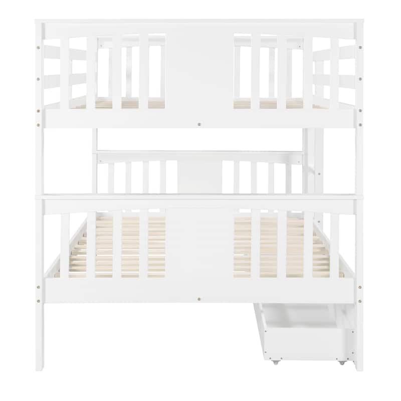 Bunk Bed with Drawers and Ladder