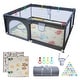 preview thumbnail 1 of 12, Baby Playard Cloth Playpen Removable Enclosures for Children and Pets 71x59"