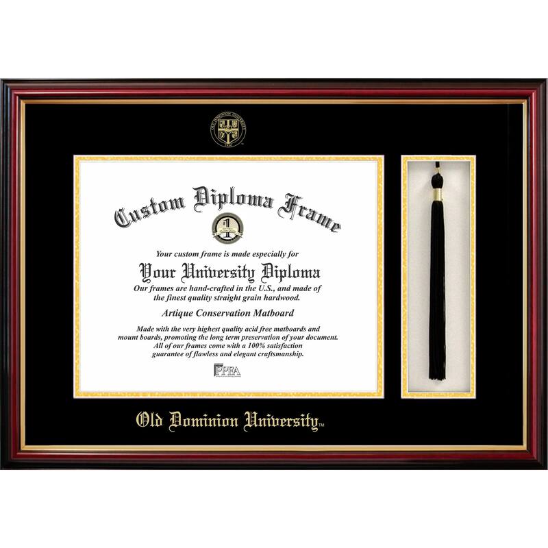 Old Dominion 14w x 11h Tassel Box and Diploma Frame