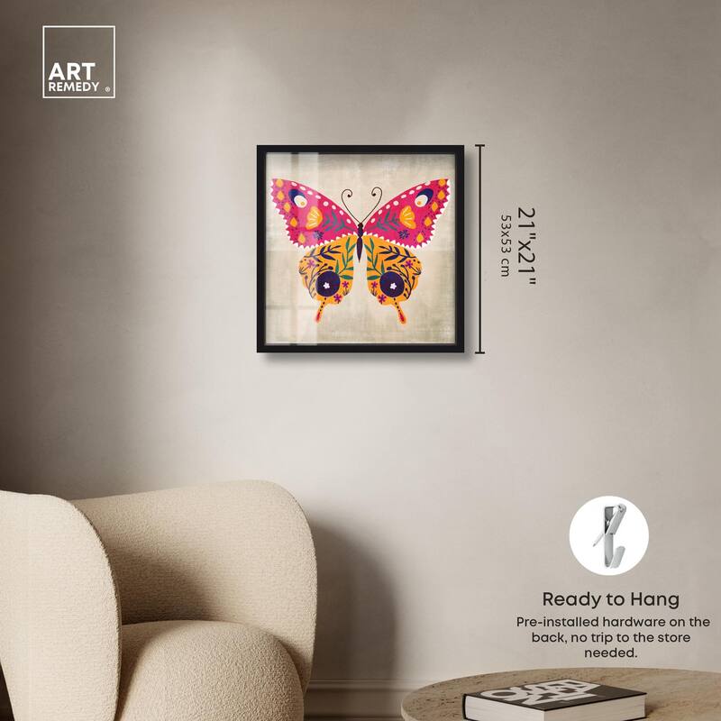 Butterfly Wings II Shadowbox by Art Remedy