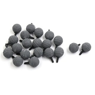 Shop 20pcs Gray Mineral Air Stone Ball Bubble Diffuser Aquarium