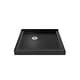 preview thumbnail 10 of 13, DreamLine SlimLine 32 in. D x 32 in. W x 2 3/4 in. H Double Threshold Shower Base - 32" x 32" Black