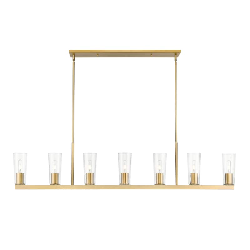 Z-Lite 826-7L Titus 7 Light 64" Wide Linear Chandelier