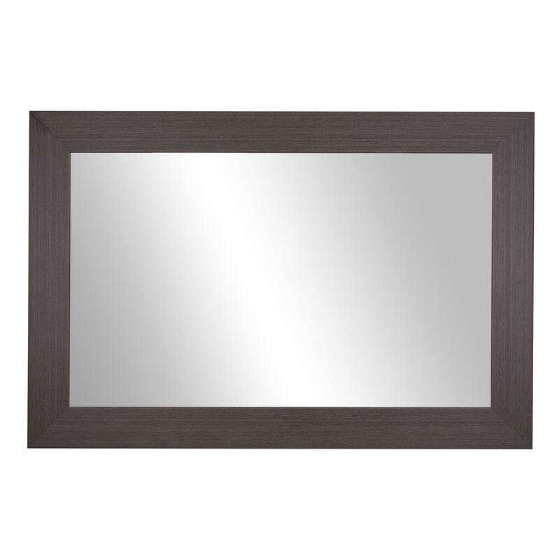 Frame My Mirror Grey Oak Framed Wall Mirror, Pendleton Design