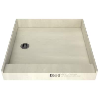 Tile Redi P4848LPVC Redi Base 48" x 48" Square Shower Base with Single