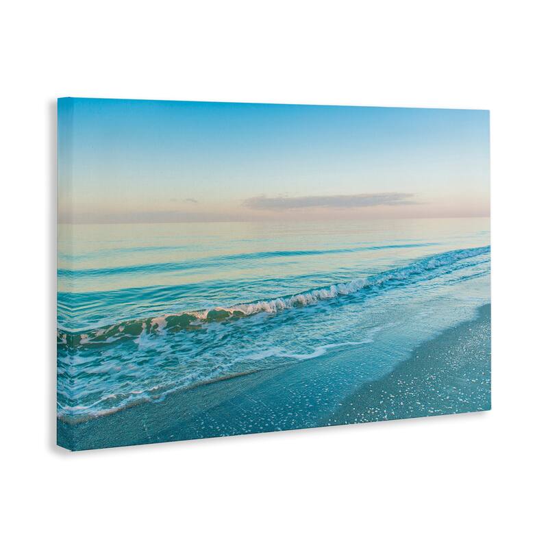 Stupell Serene Waves at Sunrise Canvas Wall Art Design By Mary Lou Johnson