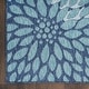 preview thumbnail 3 of 5, Nourison Garden Oasis Indoor/Outdoor Blue Floral Tropical Area Rug