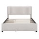 preview thumbnail 13 of 15, Charming Upholstered Platform Bed with Extra Storage and Comfort