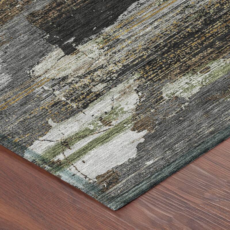 Machine Washable Indoor/ Outdoor Chic Veta Chantille Rug