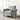 Modern Fabric Upholstered Sofa with Wood Leg, Rolled Arm Single Seat with Nails