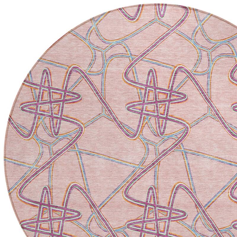HomeRoots Geometric Contemporary Rectangle Outdoor Rug