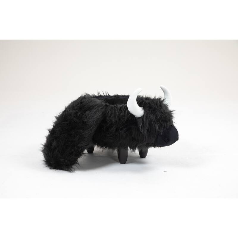 Harry Cow Animal Kids Storage Ottoman Stool