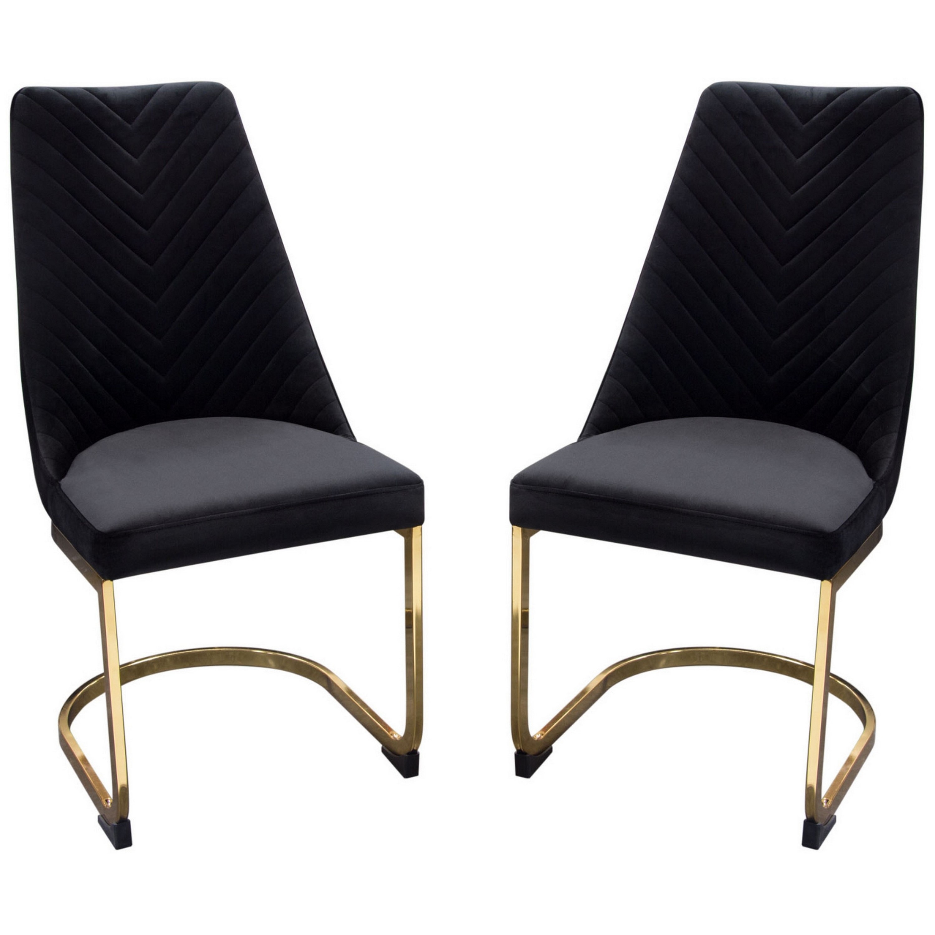 Velvet cantilever sales dining chair
