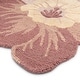 preview thumbnail 2 of 5, Violet Hand-Tufted Wool Nursery Rug (36" Round)