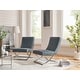 preview thumbnail 6 of 36, Art Leon Retro Armless PU Leather Chair