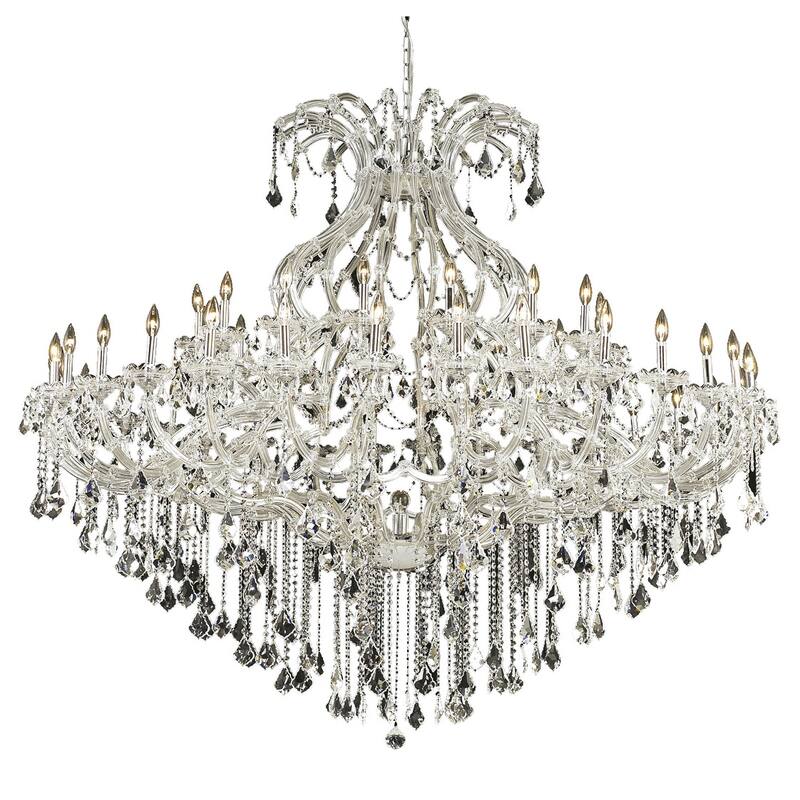 Fleur Illumination Collection Chandelier D:72in H:60in Lt:49 Chrome Finish
