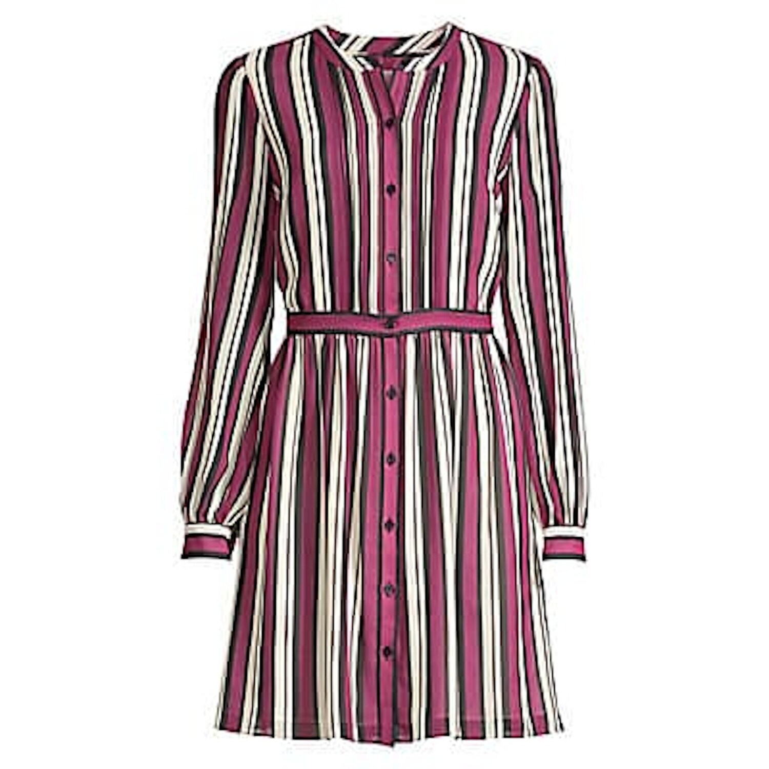 michael kors shirt dress purple