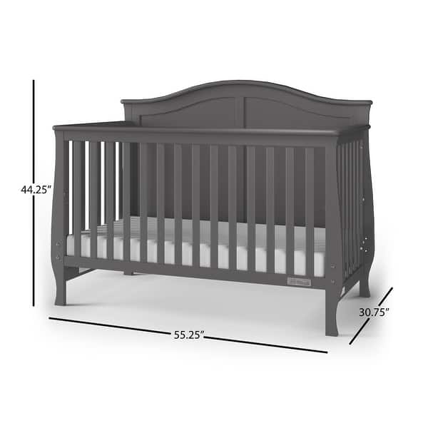 dimension image slide 0 of 4, Child Craft Camden 4-in-1 Convertible Crib