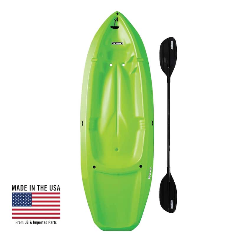 Lifetime Wave Sit-on-Top Youth Kayak - Lime Green