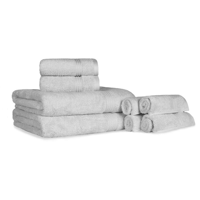Blue Nile Mills Ibiza Egyptian Cotton 8 Piece Towel Set