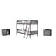 Option Bunk with 3 Drawer Chest and 2 Drawer Chest