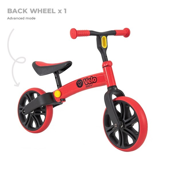red balance bike