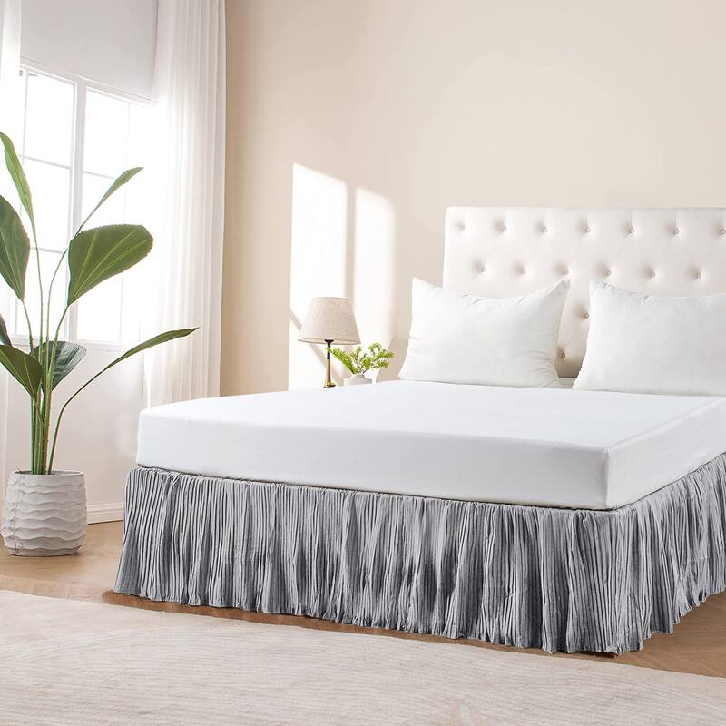 Serenta 18 Inch Drop Diamond Square Matching Bed Skirt