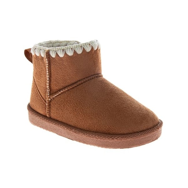 slide 1 of 1, Avalanche Infant Cozy Boots Chestnut - 3