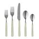 preview thumbnail 1 of 0, Mepra Fantasia Pewter Flatware Set - 5 Pieces Sage