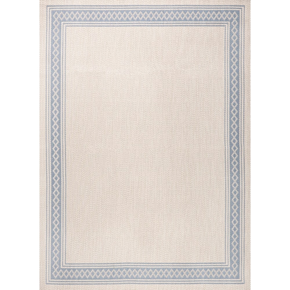 JONATHAN Y Havana Classic Diamond Border Indoor/Outdoor Area Rug