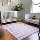 preview thumbnail 16 of 47, Premium Washable Super Soft Watercolor Ombre Stripes Mayfield Rug Purple - 10' x 14'