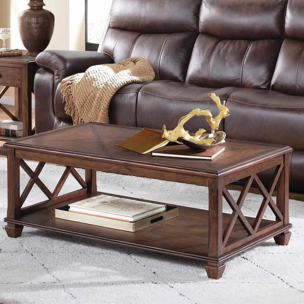 Stockbridge 45"L Wood Coffee Table