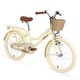 preview thumbnail 12 of 18, Girls Bike with Basket,No Training Wheels Included