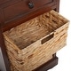 preview thumbnail 41 of 87, Cream, Teal, White or Brown Wood 2 Baskets and 1 Drawer Storage Unit - 16 x 13 x 28