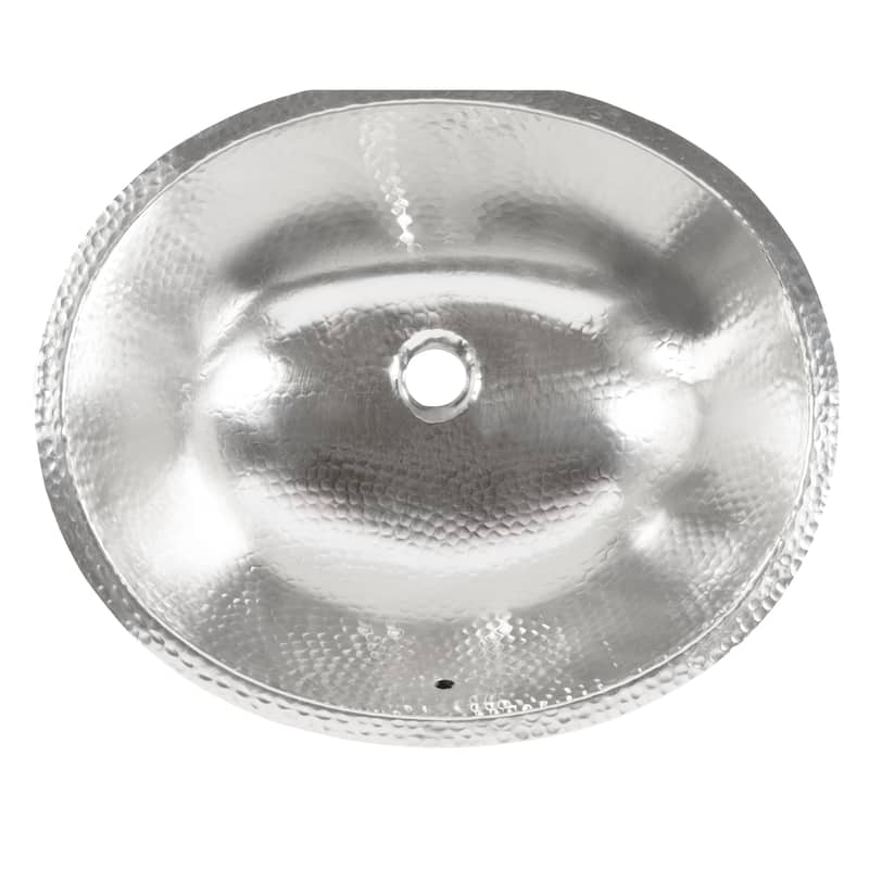 Freud 19" Undermount Bathroom Sink in Nickel