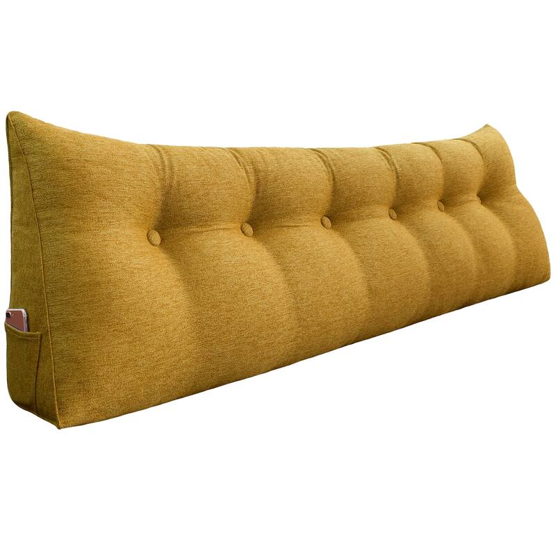 WOWMAX Bed Rest Wedge Reading Pillow Bolster Daybed Back Support - 71" X 20" X 8"