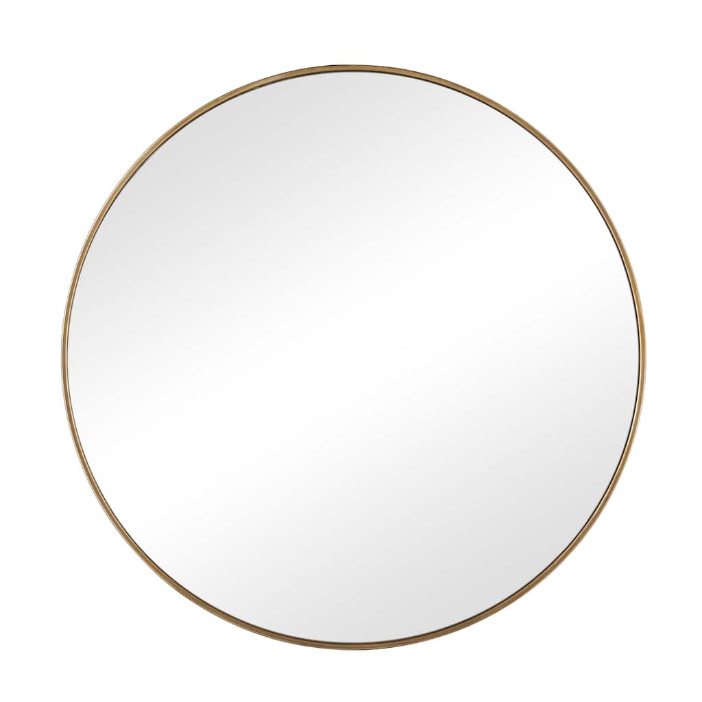 Elk Home Delk Brass Finish Metal 35.5 Inch Wide Mirror