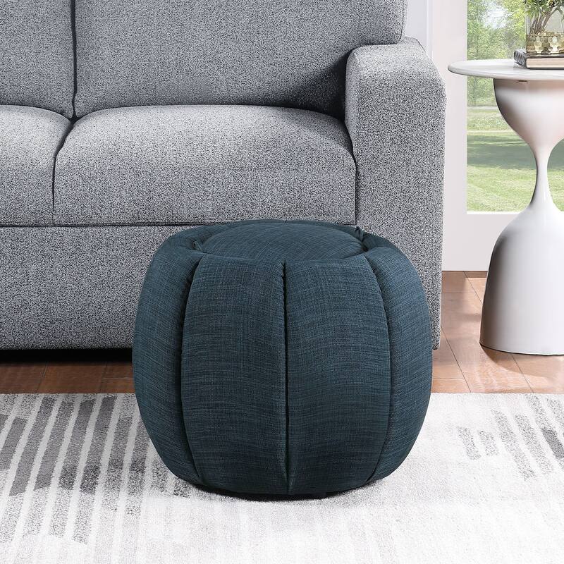 Storage Ottoman with Reversible Tray Lid - Upholstered Storage Seat with Functional Tray Top for Modern Living Room Furniture