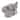 Luvable Friends Baby Cozy Fleece Booties, Heather Gray