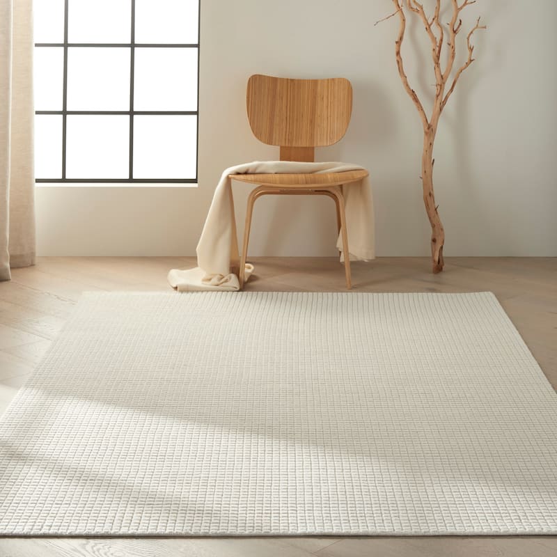 Calvin Klein Pretoria Area Rug - 5'6" x 8' - Ivory