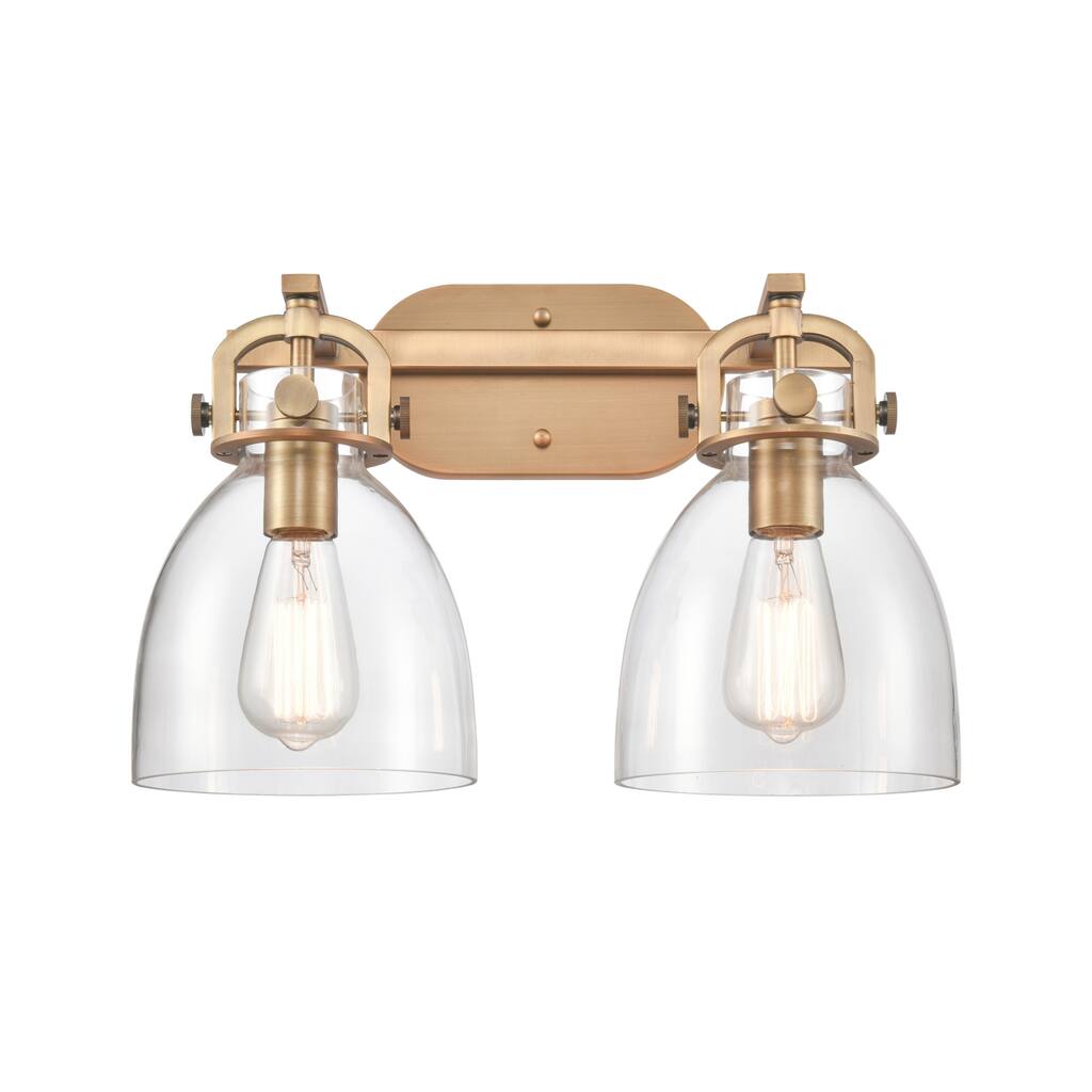 Innovations Lighting 410-2W-12-17 Newton Bell Vanity Newton Bell 2