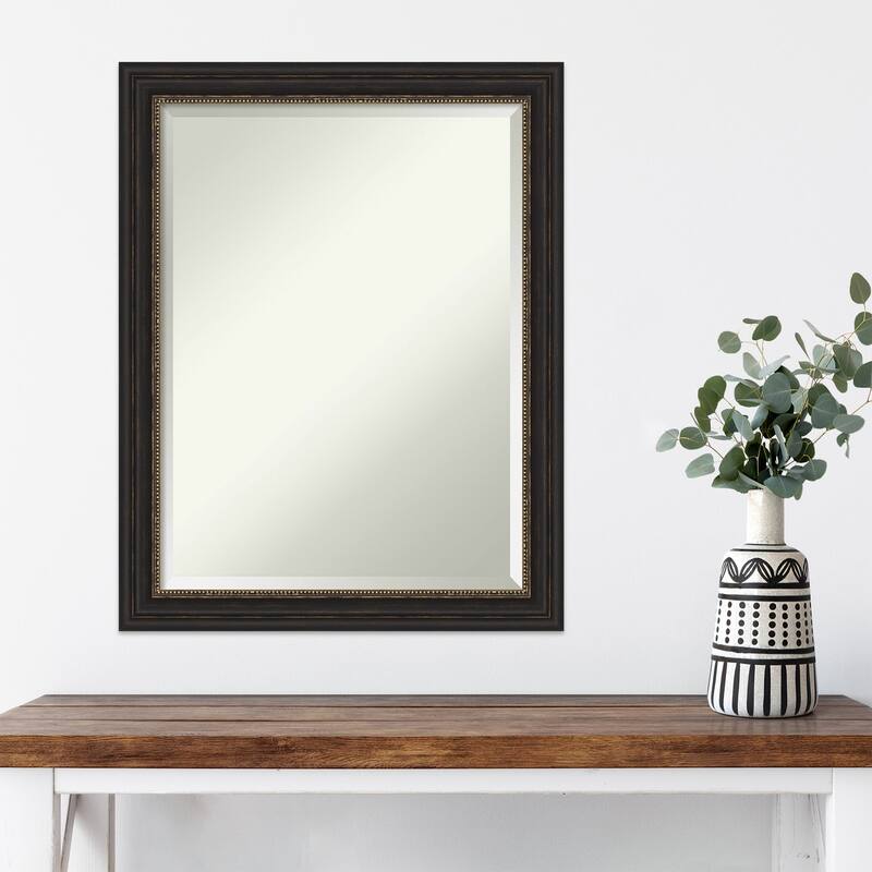 Beveled Wall Mirror - Accent Bronze Narrow Frame - Accent Bronze Narrow