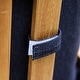 preview thumbnail 10 of 17, Cambridge Casual Leon Teak Outdoor Rocking Chair with Cushion