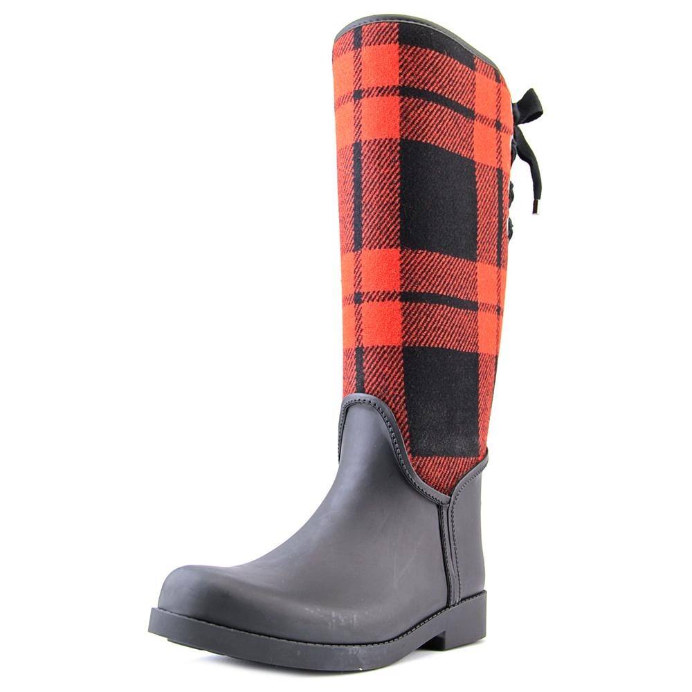 red coach rain boots