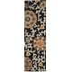 preview thumbnail 26 of 85, SAFAVIEH Handmade Blossom Nelia Modern Floral Wool Rug 2'3" x 10' Runner - Charcoal/Multi
