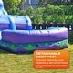 preview thumbnail 1 of 4, JumpOrange Mermaid 19 ft Inflatable Water Slide with Splash Pool (with Blower) Kids - Blue