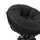 preview thumbnail 27 of 30, Papasan Swivel Patio Lounge Chair