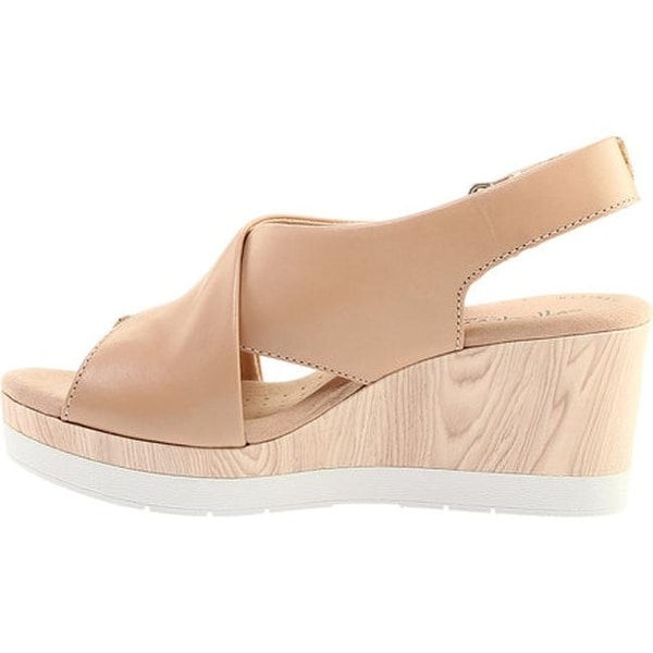 clarks women's cammy pearl wedge sandal