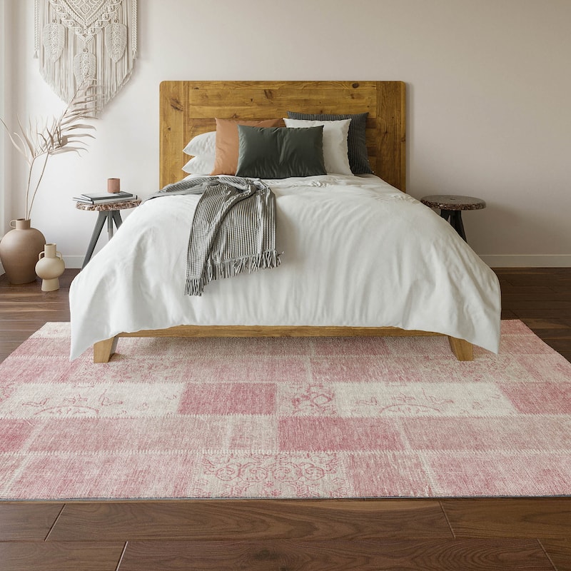 Premium Washable Super Soft Vintage Boho Mayfield Rug