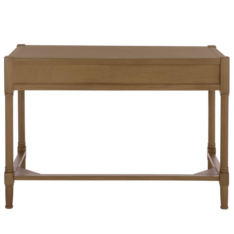 SAFAVIEH Zennure White Washed Grey Writing Desk